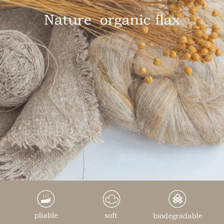 100% Flax Linen Dark Grey Ruffled Pillowcase