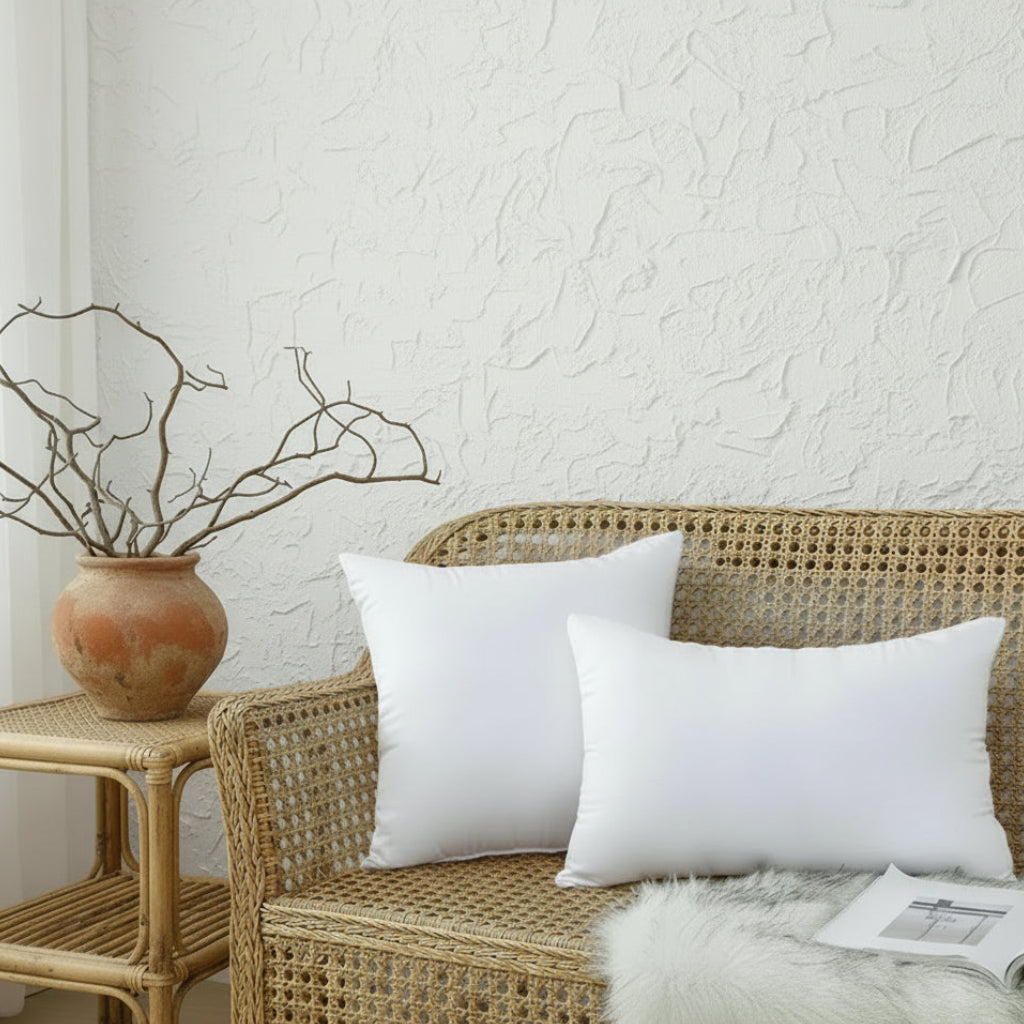 White Luxury Cushion Inserts 30x50cm 45x45cm 50x50cm 40x120cm Long Body