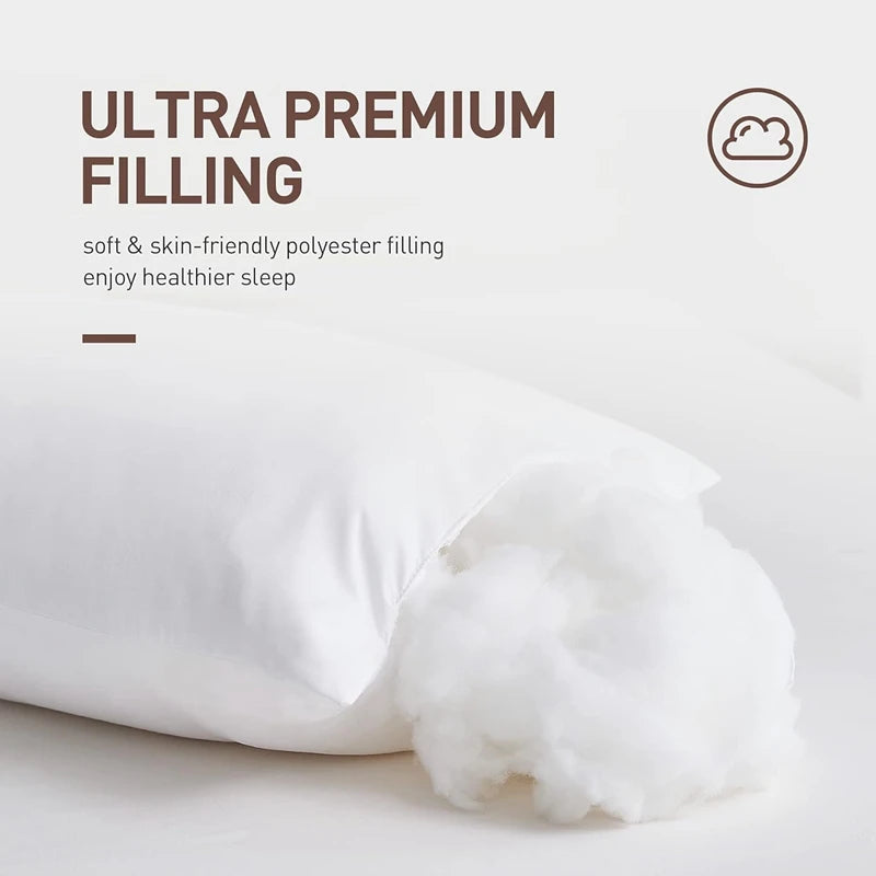 White Luxury Cushion Inserts 30x50cm 45x45cm 50x50cm 40x120cm Long Body